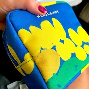 Rare Heralbony , by Jap designer Cosmetic Bag made in Japan, unique size, must!